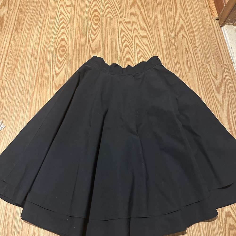 Black Swing Skirt